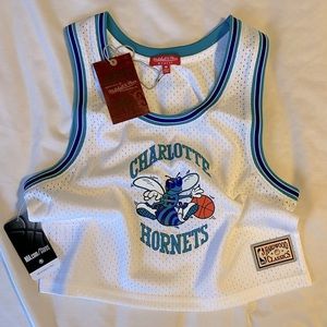 Charlotte Hornets Mesh Crop Jersey